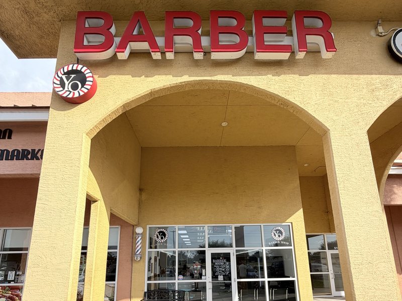 Yovany Barbershop #1 storefront on Pine Island Road in Cape Coral, FL